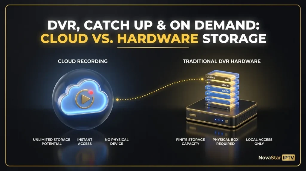 DVR, Catch Up and On Demand Features
