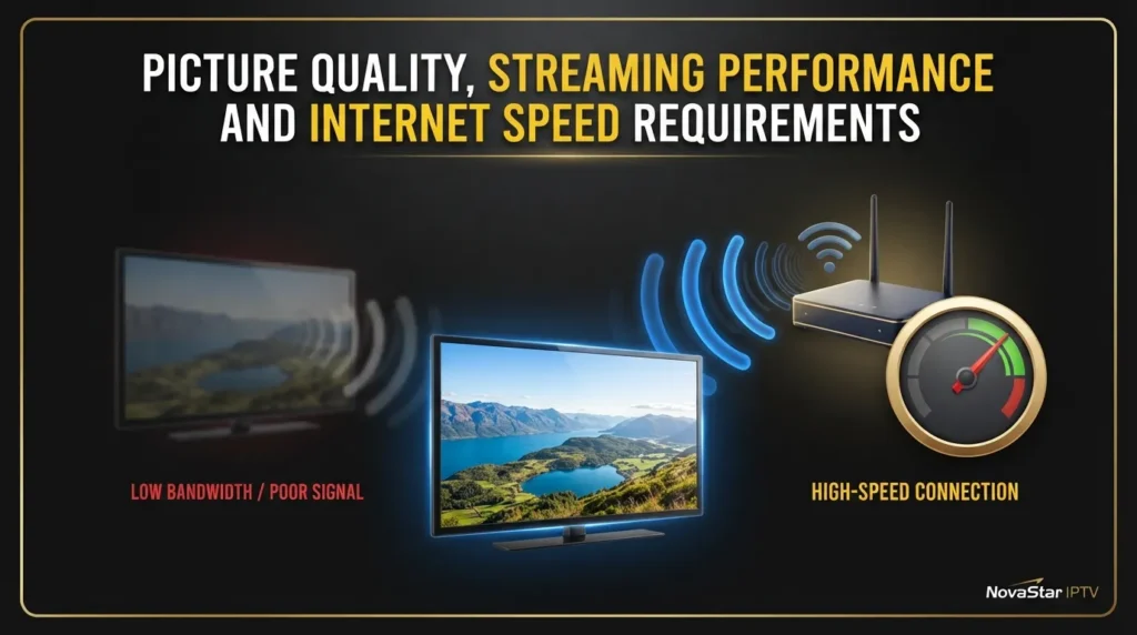 Picture Quality, Streaming Performance and Internet Speed Requirements