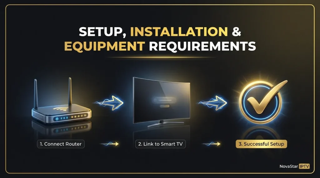 Setup, Installation and Equipment Requirements