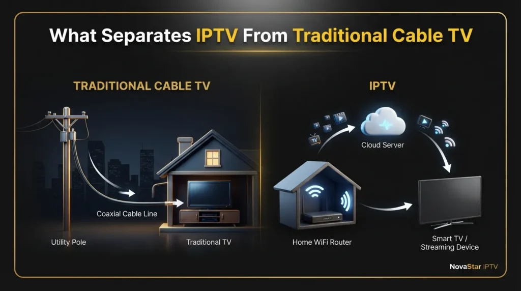 What Separates IPTV From Traditional Cable TV